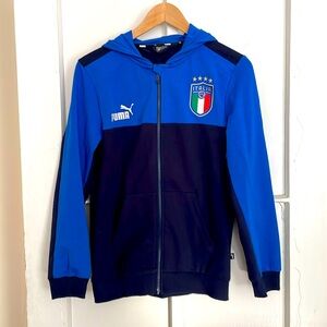 Puma, Italia, zip-up hoodie. Like new!